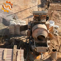 Bétonnière avec pompe, bétonnière mobile avec pompe, bétonnière avec pompe hydraulique pour petits projets de construction