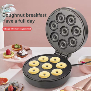 Máquina para el desayuno Máquina para hacer donas en casa Calibre americano Calibre europeo Máquina para hacer gofres Grande <span class=keywords><strong>de</strong></span> ocho agujeros - Product Image 4