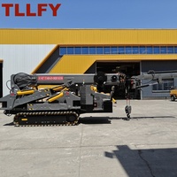 Nouvelle grue araignée de conception innovante pour l'exploitation minière, capacité de levage de 10 tonnes, hauteur de levage de 21 m, rotation à 360°, double moteur, personnalisable, marque TLLFY, garantie 1 an