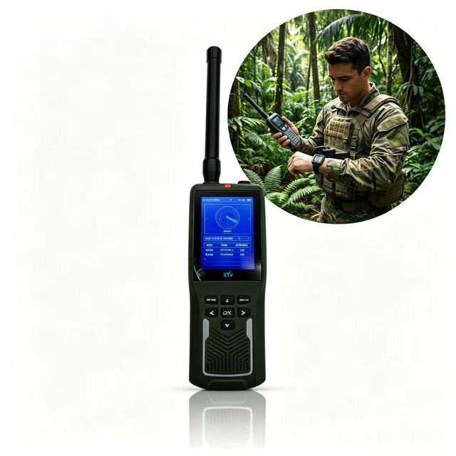 Smart Portable 3KM UAV Detector Full Frequency Signal Scanning Drone Warning System for Airport Security Protection