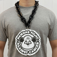 Collier de championnat de basketball en mousse EVA 3D personnalisé pour équipe sportive, chaîne géante pour fans, grand logo pour les fans de sport