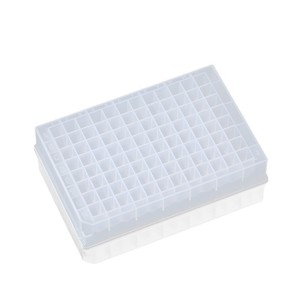 Microplaca Zhengfeng de 96 Pocillos, 1.2 ml, Perfil Bajo, Fondo Redondo, Material PP, Placa de Laboratorio para Criopreservación - Product Image 1