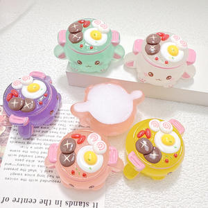 Chien mignon à grandes oreilles qui brille dans le noir, petit <span class=keywords><strong>pot</strong></span> <span class=keywords><strong>de</strong></span> résine DIY, colle crème DIY, coque <span class=keywords><strong>de</strong></span> téléphone, aimant <span class=keywords><strong>de</strong></span> réfrigérateur, pince à cheveux - Product Image 3