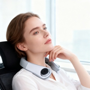 Intelligent 10 Mode 4 Level Cordless Electric Neck <b>Massager</b> Heating EMS Cervical Traction 1000mAh Battery 15-Minute - Product Image 6