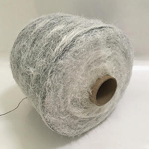 AA grade down mink color mix blended maglione filato di piume per guanti in maglia - Product Image 6