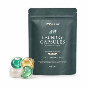 Capsules de lessive 4-en-1 4D multi-chambres, parfum longue durée, nettoyage en profondeur, antibactériennes, liquides, OEM ODM - Product Image 1