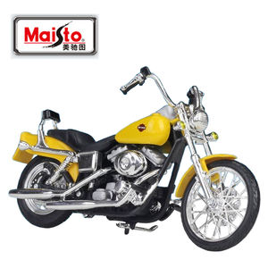 64 styles bas quantité minimale de commande 1:18 Harley voiture miniature collection simulation moulé sous pression échelle modèles rétro voitures motos jouets - Product Image 1
