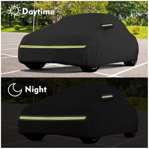 Housse de voiture imperméable pour Volkswagen Beetle 1960-1980, housses de voiture toutes saisons avec porte à fermeture éclair pour la protection contre la neige, la pluie, la poussière et la grêle - Product Image 5