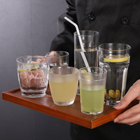 Tasse en acrylique transparente PC tasse à eau en plastique Anti-chute pour thé jus bière boisson pour Bar Restaurant fête