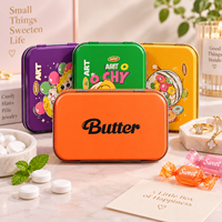 Boîte en étain rectangulaire personnalisable avec logo, recyclable, de qualité alimentaire, petite, vide, à charnière, pour bonbons, menthes, pilules, bijoux, emballage en étain