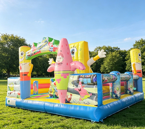Parque Infantil Inflable <span class=keywords><strong>de</strong></span> <span class=keywords><strong>Bob</strong></span> <span class=keywords><strong>Esponja</strong></span>, Parque Infantil Inflable para Niños, Parque Infantil Inflable para Exteriores - Product Image 1