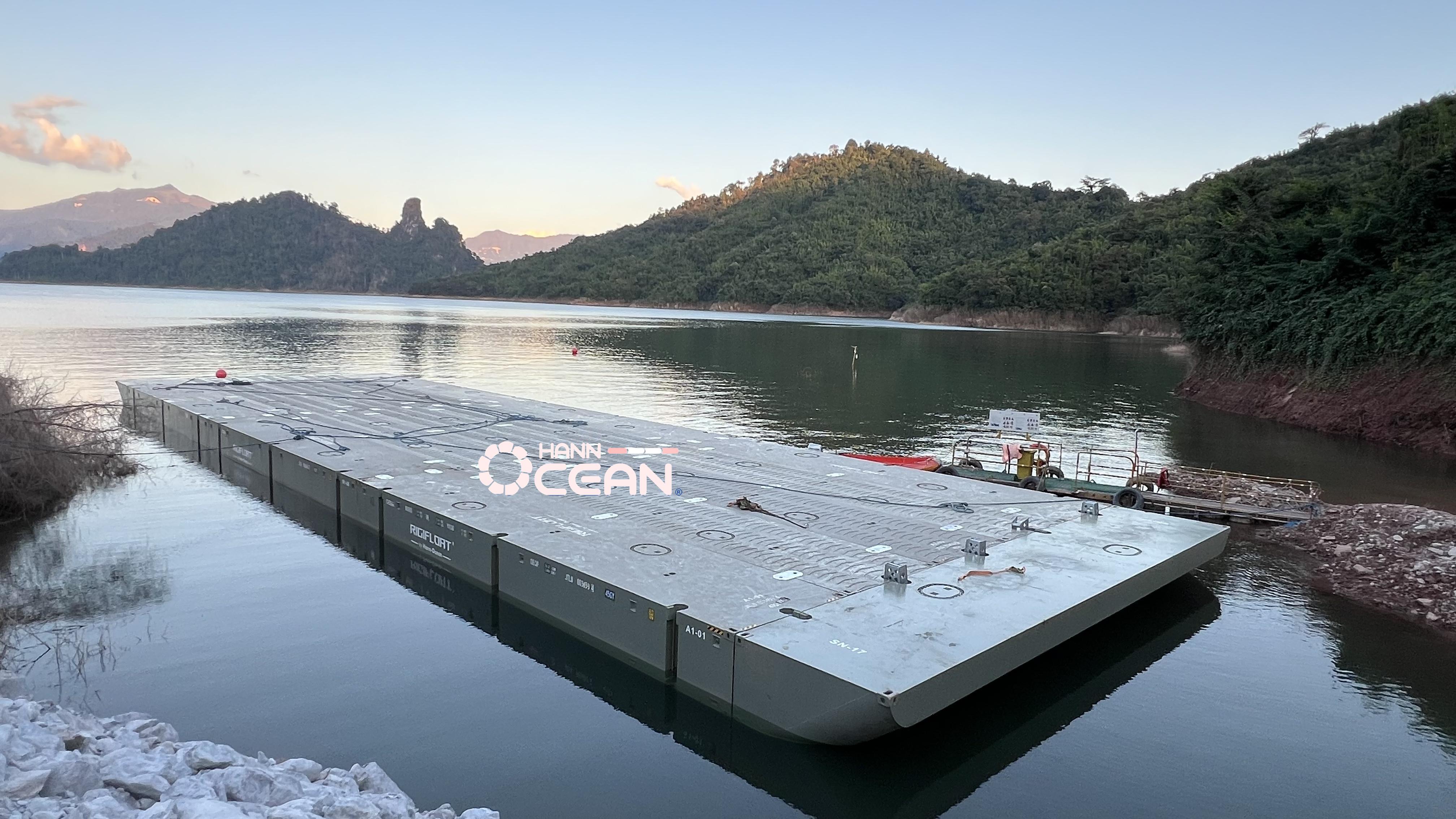 CPS4088 Customized Modular Container Pontoons Platforms Barges