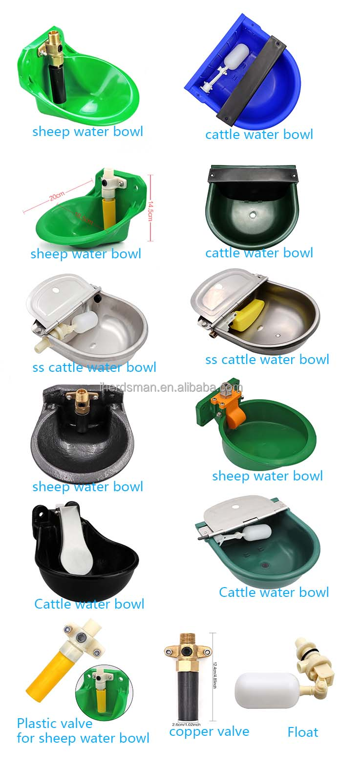 Automatic Waterer, Automatic Goat Waterer Bowl Platic/Stainless Steel Automatic Horse Drinking Waterer Bowl With Float Valve Water Trough For Cattle Sheep Pig Pet Dog 613602d4b93cffcbf2187306