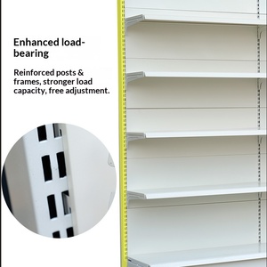 Étagères de supermarché en tôle, présentoirs robustes à <span class=keywords><strong>9</strong></span> niveaux pour magasins de proximité, épiceries et magasins maternité-bébé - Product Image 4