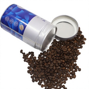 Boîte à café cylindrique haut de gamme avec couvercle, qualité alimentaire, anti-humidité, préservation des saveurs, pot à thé torréfié pour expresso - Product Image 2