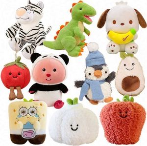 Sweet Delightful Fruit <b>Cat</b> Stuffed Animal Super Soft <b>Plush</b> Strawberry Banana Watermelon Birthday Toy for Kids - Product Image 2