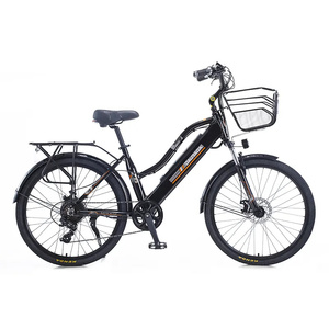 E vélo pour hommes vitilan rechargeable femmes jante de vélo électronique 26 dames vélo électrique de ville - Product Image 6