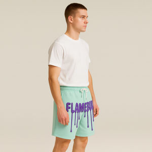 Custom Puff Printing Cotton Men's Sports Baggy <strong>Shorts</strong> High Quality French Terry Streetwear Men <strong>Shorts</strong> Pants - Product Image 2