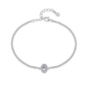 Dylam 18K Gold Plated Diamond Solitaire 1.5 CT 5A Cubic Zirconia <b>Bracelet</b> Bridesmaid <b>Bracelet</b> S925 Silver Gold <b>Bracelets</b> - Product Image 1