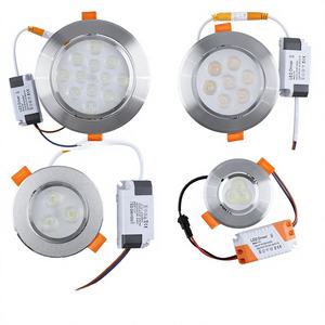 Nuevo Foco LED Empotrable Multicorales Bicolor Sin Parpadeo de Aluminio CRI95 220V para Tiendas de Ropa - Product Image 1