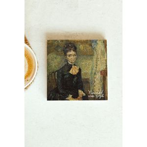 Juego de 48 Posavasos Cuadrados con Diseño de Vincent Van Gogh para Regalo o Promoción Empresarial - Product Image 1