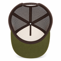 Casquette Trucker en Coton et Maille à 5 Panneaux de Haute Qualité pour Hommes, avec Logo Brodé Personnalisé et Patch en Caoutchouc, Idéale pour les Sports de Plein Air et les Activités de Performance