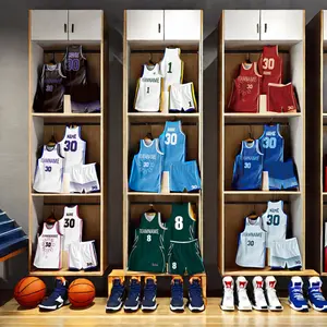 Unisex Custom Vintage Basketball Jersey Set Quick Dry College Wear Fashionable Sublimation Short Basketball Plus Size Adults