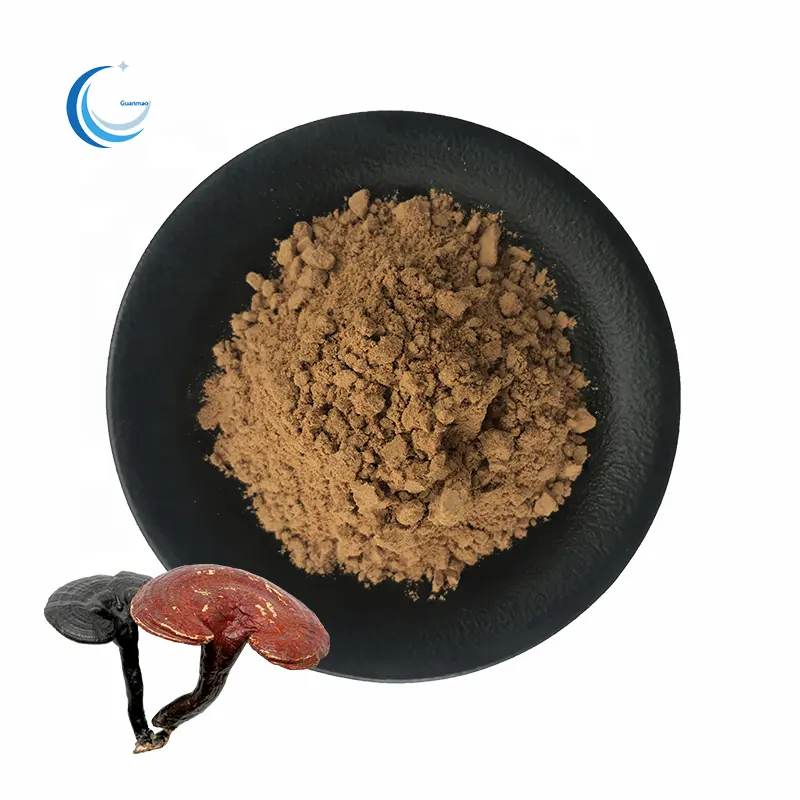 Ekstrak Jamur Natrual Reishi Murni Ganoderan/Ganoderma Lucidum Polypolypolydes Powder 30% 40% 50%