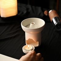 ZERO-HOME Brûleur d'encens chinois en céramique écologique, Lampe d'aromathérapie, Ornement décoratif pour la maison, Crème pour l'insomnie