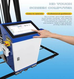 Akıllı büyük duvar UV mürekkep püskürtmeli zemin yazıcı ekipmanları 5 renk otomatik garaj Graffiti park alanı boyama makinesi yeni DX7 yumurta - Product Image 6