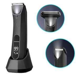 IPX7 Rotary Electric <b>Shaver</b> & Trimmer for Women-Household Use Bikini & Body Hair Removal Li-ion <b>Battery</b> 90 Min Runtime - Product Image 2