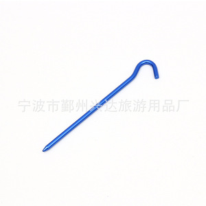 Piquet de tente en alliage d'aluminium Ningbo 17,6 cm, piquet coudé pour bâche de camping extérieur - Product Image 4