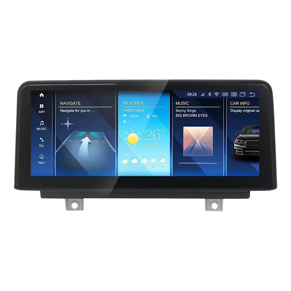 8+256G Android 12 Qualcomm Snapdragon 662 Car Video for BMW 3 4 Series 2013-2017 F30 F31 F31 F36 NBT Blu-ray Anti-glare Screen