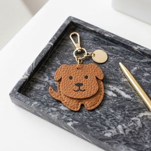 Cute Puppy Cat Fur Keepsake Bag Charm Pet <b>Memorial</b> <b>Gift</b> Keyring Pet Lover PU Leather Bag Charm Photo Holder Pet <b>Gift</b> - Product Image 3