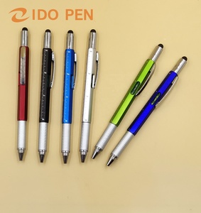 <span class=keywords><strong>6</strong></span> trong 1 công cụ bút với biểu tượng tùy chỉnh màu sắc và kỹ thuật bút với inch quy mô trong đa chức năng bút - Product Image 2