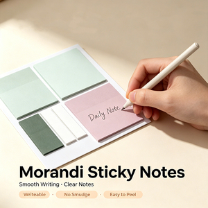 Morandi Sticky <b>Notes</b> Multi Sizes Pastel Colors Self <b>Stick</b> Memo Pads - Product Image 5