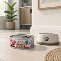 MAIDOU Nourriture humide pour chats sans céréales, saveur poulet, riches en protéines, en sachets - Pour la santé de la peau, des articulations et de l'appareil digestif