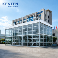 Tente modulaire robuste à deux étages Multi-peak pour tribune / pavillon d'accueil VIP