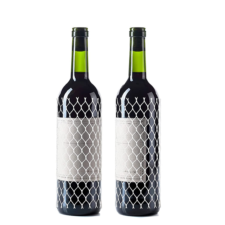 Miniature Spirit Bottles Mesh Net Glass Bottle Protectors X 10 Protective Sleeves Wine Netting Wine Bottle Covers Novelty