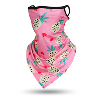 Pañuelo triangular de verano al por mayor, deportivo, refrescante, transpirable, de malla, para ciclismo al aire libre, protección solar, máscara con protección para las orejas