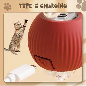 Pawfect Bedding Company <b>Interactive</b> Cat <b>Toy</b> Ball Chaser Led Rechargeable Usb Blue P02 - Product Image 6
