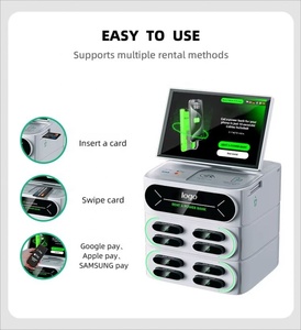 High-Capacity 8-Slot LED Display Touch Screen Mobile Charging 10.1" Shared Power Bank Rental Station - Product Image 5