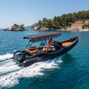 Bateau semi-rigide de luxe Hedia CE 32 pieds (9,6 m) à coque en aluminium en V profond, en Hypalon, pour le sport et les excursions en mer, modèles 960 et 860 - Product Image 2