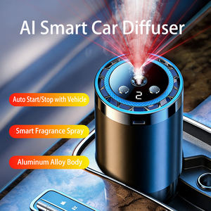 Purificador <span class=keywords><strong>de</strong></span> Aire Inteligente para Automóvil, Difusor <span class=keywords><strong>de</strong></span> Aroma Recargable, 5 Niveles <span class=keywords><strong>de</strong></span> Difusión <span class=keywords><strong>de</strong></span> Fragancia Inteligente Ajustable, Luz <span class=keywords><strong>de</strong></span> <span class=keywords><strong>Estrella</strong></span> Roja <span class=keywords><strong>de</strong></span> Fantasía - Product Image 2