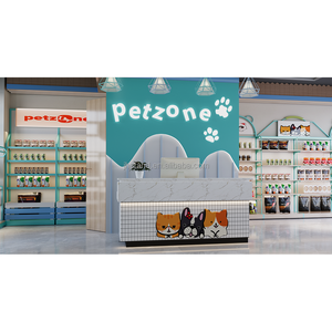 Cute <span class=keywords><strong>Pet</strong></span> <span class=keywords><strong>Store</strong></span> Innen architektur Dog Treats <span class=keywords><strong>Store</strong></span> Display Regale Showroom <span class=keywords><strong>Pet</strong></span> Produkt Tiernahrung Toy Storage Display Rack - Product Image 2