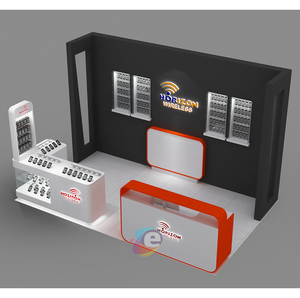 High end luxury wooden kiosk fixtures leather wooden display showcase wood design <strong>shelves</strong> display for <strong>shose</strong> cell - Product Image 2