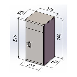Домашняя уличная упаковка Металлическая большая интеллектуальная доставка посылок прямая почтовая коробка для посылок почтовые ящики - Product Image 3