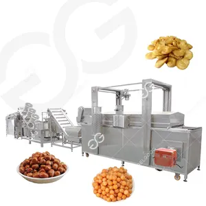 Groundnut Fryer Oil Filter Peanut Frying Machine Stirring Spicy Coated Cashew Frying Snack Frying Processing Machine