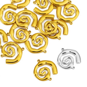 Conector de Anillo Espiral de Acero Inoxidable para Hacer Pulseras, Formas Mixtas, Chapado en Oro y Plata, Accesorios de Joyería - Product Image 4