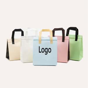 Custom Fast Food Cooler Bag Aluminum Foil Disposable <b>Lunch</b> Bag Cold <b>Hot</b> Drinks Coffee Food Delivery Insulated Takeaway Bag - Product Image 1